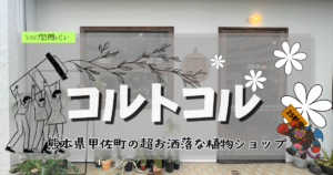 九州植物ショップ紹介｜コルトコル
